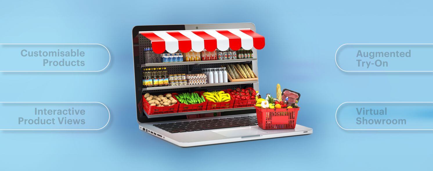 Customisable products featuring 3D product configurators.